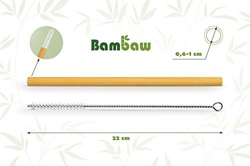 pailles en bambou pour smoothie jus détox et cocktails